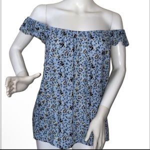 Red Haute NWT Off the shoulder or on shoulder Tank Ruffle straps Lg. Resortwear